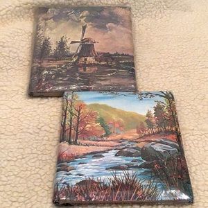 2 vintage 1970s photo albums